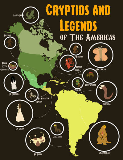 U.S. Cryptid Map 