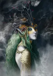 An archfae (Art by Theresa Konigseder)