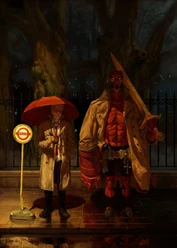 Hellboy and John Constantine