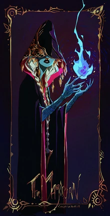 An Oracle (Art by Cécile de Gantès)