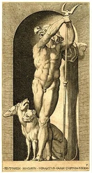 Statue of Pluto as the Roman god of the underworld