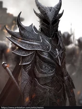 Sparda's Earthly armor (Art by Guillaume Martinet)