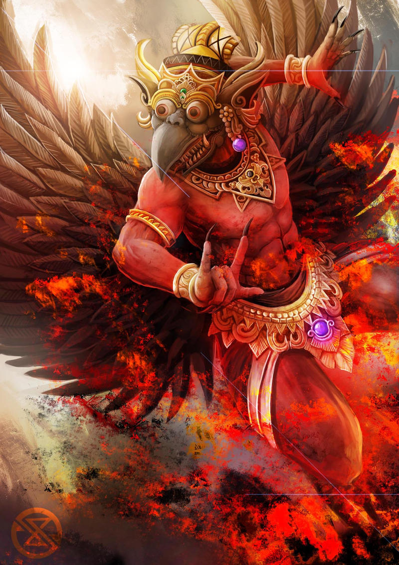 garuda mythical bird