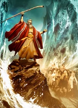 Moses leads the Israelites away