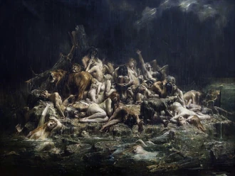 Beastmen submerged by the Deluge