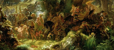 The-fairy-raid-sir-joseph-noel-paton
