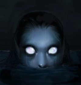 Mermaid's eyes in the dark (Art by Kiyami Omotayo)