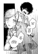Agott Arklaum comforting Coco of her worries from Witch Hat Atelier