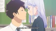 Reina Aharen with Shouta Raidou from Aharen-san wa Hakarenai