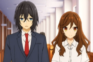 Izumi Miyamura with Kyouko Hori from HoriMiya