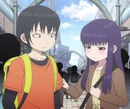 Akira Oono with Haruo Yaguchi from Hi Score Girl