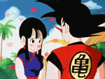 Goku with Chi Chi from Dragon Ball