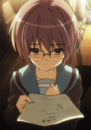 Yuki Nagato from Suzumiya Haruhi no Shoushitsu