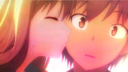 Mashiro Shiina with Sorata Kanda from Sakurasou no Pet na Kanojo