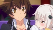 Koneko Toujou with Issei Hyoudou from High School D×D