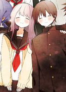 Junta Shiraishi with Nagisa Kubo from Kubo-san wa Mob wo Yurusanai