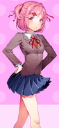 Natsuki from Doki Doki Literature Club!
