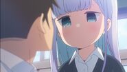 Reina Aharen with Shouta Raidou from Aharen-san wa Hakarenai