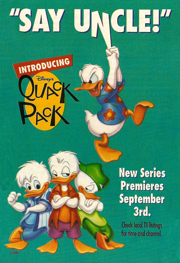 Daily Dose of Disney - Today's Premieres in Disney History: September 3:  Quack Pack 1996 Disney's The Legend of Tarzan 2001 Mickey's House of  Villains 2002 Camp Rock 2 2010 Fish Hooks 2010