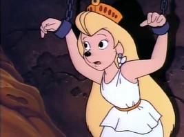 Queen Ariel in chains