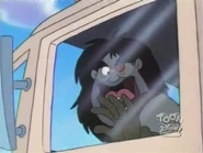 Donald thinking the moving man is the Claw