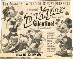 DuckTales Valentine ad