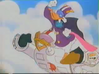 Darkwing Flying With Gizmoduck