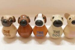 Bandai The Dog Artlist Collection Gashapon Mini Figure Keychain Beagle