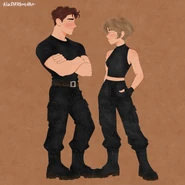 Soft B M.jpg (832 KB) Brennan and Mira by illustratinghan