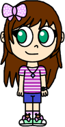 A prototype of the current EPC design for Violet made using EPC Animate. Note that she looks a bit off-model compared to her 2010 design.
