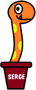 Serge the Long-Potted Snake