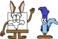 Pearson and Daxon (fused with Road Runner and Wile E. Coyote)