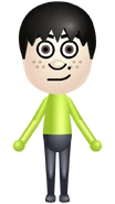 Enzo the Mii as seen in the Wii era of The Mii Show.