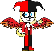 Firefeather MC (fused with Harley Quinn)