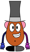 Cartoony Thingy (fused with Mr. Potato Head)