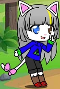 Cat-rine in Gacha Club.
