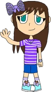 Violet as seen in When two animators messed with Vicious Vladimir.