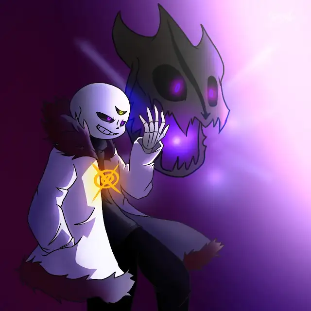 Glitching Wiki!Sans by DzireL on DeviantArt