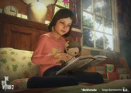 Lily'sArtSlide.jpg (335 KB) Photographic slide of Lily reading a book with her doll, full color