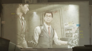 A memory slide of Joseph Oda that can be found in The Evil Within 2.