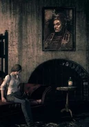 Pastor Graciano portrait in Juli's childhood living room