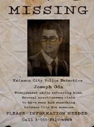 Missing person poster
