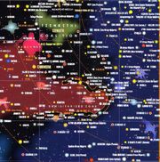 Map of Federation-Cardassian border