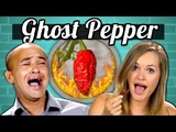 ADULTS vs. FOOD - GHOST PEPPER CHALLENGE