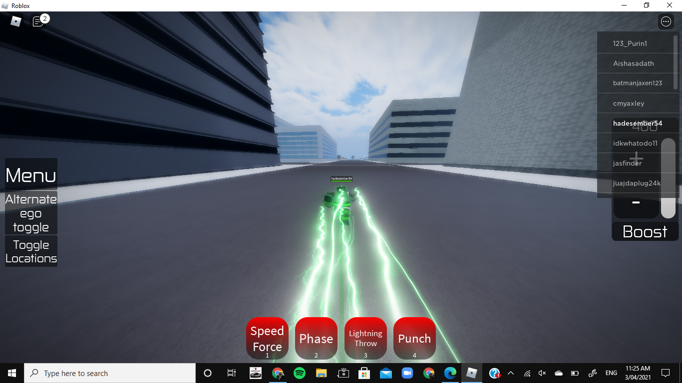 It's called Velocity Online #robloxflash #speedster #roblox #flashrobl