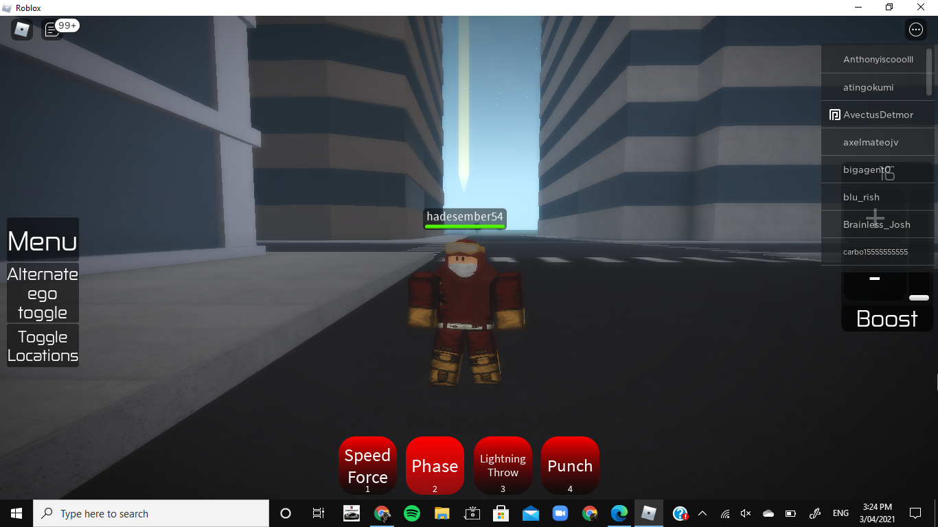 It's called Velocity Online #robloxflash #speedster #roblox #flashrobl