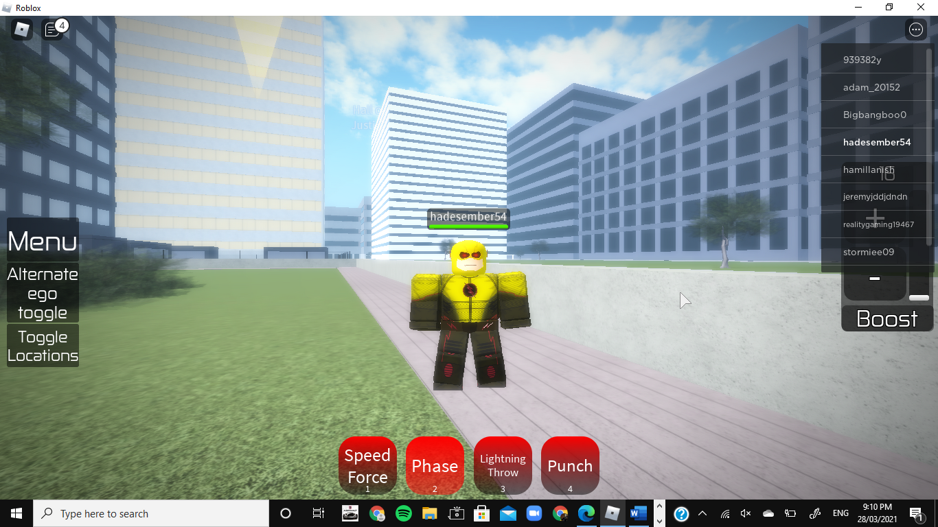 So I found a cool arrow verse game on roblox called The Flash: Earth Prime  here is their own fanmade speedster for april fool's events : r/FlashTV