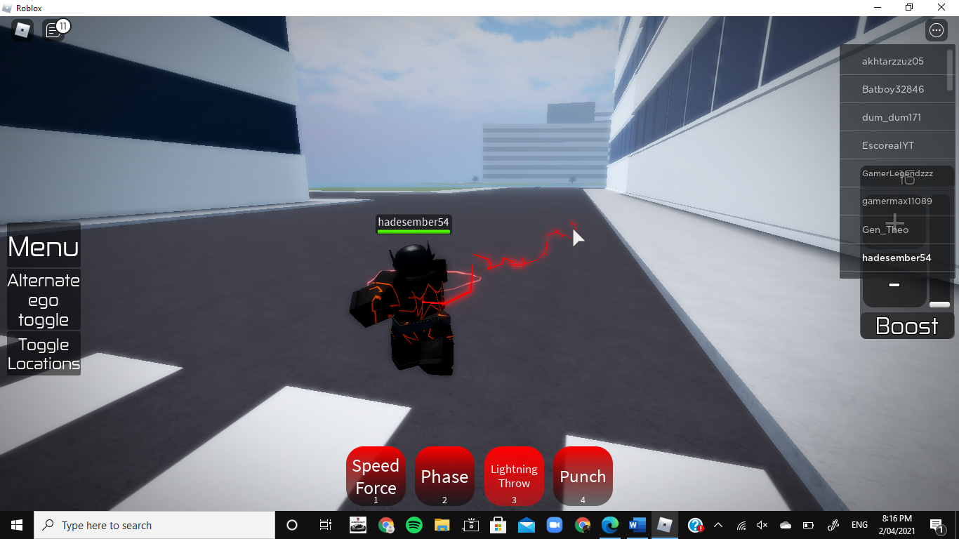 So I found a cool arrow verse game on roblox called The Flash: Earth Prime  here is their own fanmade speedster for april fool's events : r/FlashTV