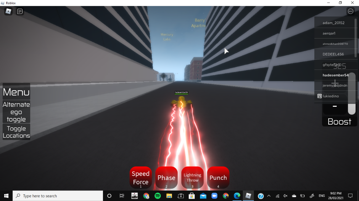 It's called Velocity Online #robloxflash #speedster #roblox #flashrobl