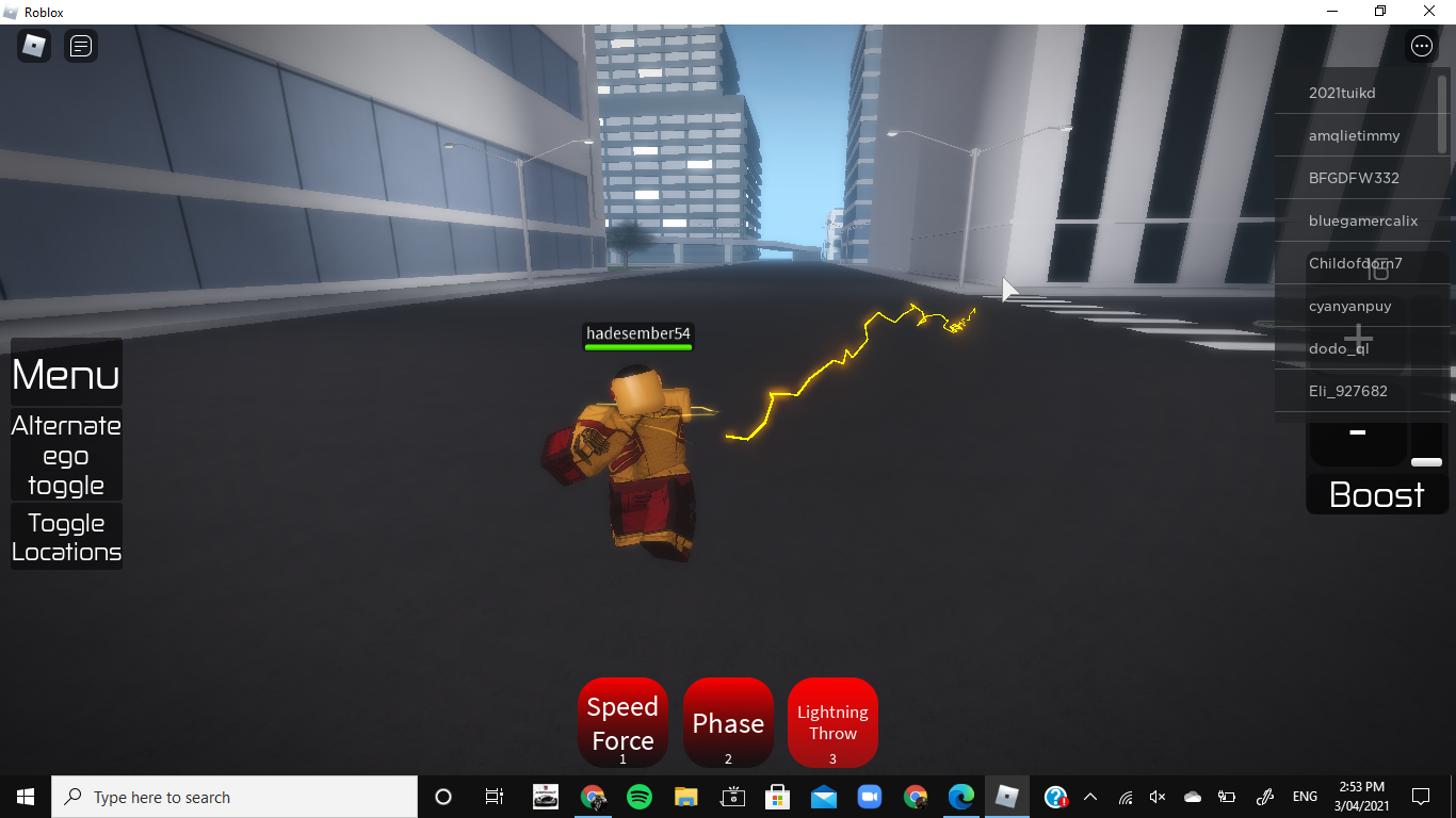 Roblox flash Earth Prime How To Get Crimson Time God 